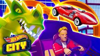 Thumbnail: 😱 Hot Wheels City Is Under Attack! Dragons, Sharks & Giant Monsters!