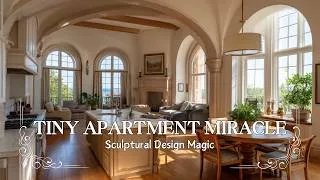 Thumbnail: The Sculptural Home: Mediterranean Architectural Elements into Small Open Concept Apartments