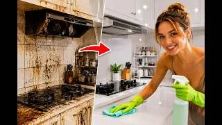 Thumbnail: Transparent 4K Cleaning, I Hired a Cleaner to Deep Clean My Small Kitchen — The Result Was Amazing!