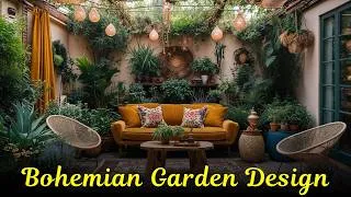 Thumbnail: Bohemian Garden Design Ideas for a Dreamy Boho Backyard Full of Color & Charm