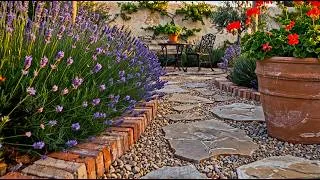 Thumbnail: 10 DIY Mediterranean Garden Ideas: Reclaimed Bricks, Stones, and Terracotta Magic