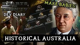 Thumbnail: Historical Australia Focus Tree - Thunder at Our Gates DLC - Hearts of Iron 4 Dev Diary