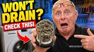 Thumbnail: Washing Machine Not Draining or Emptying? Try This EASY DIY FIX First!