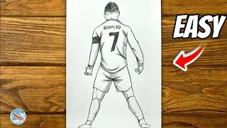 Thumbnail: How to draw Cristiano Ronaldo Portugal World Cup legend | Cristiano Ronaldo easy drawing Tutorial