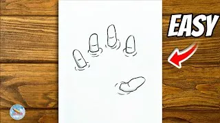 Thumbnail: Easy drowning hand in water drawing step by step | easy drawing tutorial for beginners