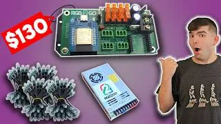 Thumbnail: The BEST Beginner Pixel Light Show Kit? | RGB2GO Review
