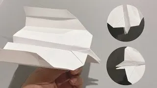 Thumbnail: How to make paper airplane that flies for a long time  - Paper Airplane Tutorial