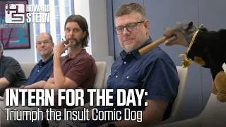 Thumbnail: Triumph the Insult Comic Dog Interns at the Stern Show for a Day