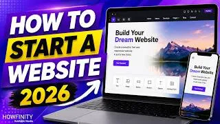 Thumbnail: How to Start a Website with Hostinger in 2026 - Step By Step Guide