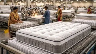 Thumbnail: Inside a $100M Bed Factory: The SATISFYING Process of Making $5,000 Mattresses
