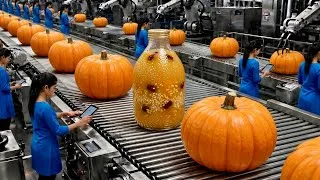 Thumbnail: Mass Production of Pumpkin Sweet Rice Drink | Modern Korean Food Factory