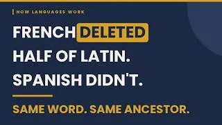 Thumbnail: French Is Spanish That Stopped Pronouncing Things | How Languages Work #14