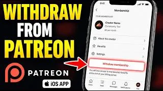 Thumbnail: How to withdraw from Patreon in the iOS app - Quick Tutorial