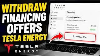 Thumbnail: How to withdraw financing offers from Key and Tesla Energy - Step By Step