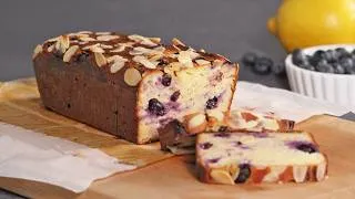 Thumbnail: High Protein Greek Yogurt Breakfast Bread | Grain-Free Lemon Blueberry Bread