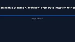 Thumbnail: "Building a Scalable AI Workflow: From Data Ingestion to Model Deployment in Production" - HowToAI P