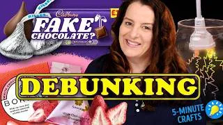 Thumbnail: Is your chocolate fake? Debunking 5 minute crafts & freeze drying water