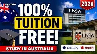 Thumbnail: 🚨 Australia Fully Funded Scholarship 2026 | UNSW Scholarship Nobody Is Talking About!