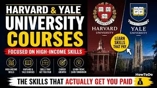 Thumbnail: Harvard & Yale Courses That Can Make You Rich | Top High-Paying Skills That Actually Get You Paid