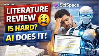 Thumbnail: Academic Literature Review is HARD? 😫 Try SciSpace – AI Tool for Students & Researchers