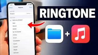 Thumbnail: iOS 27: How to Set Ringtone on iPhone From Files App | Set Any Song As Ringtone From Files