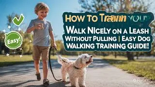 Thumbnail: 🐶 How to Train Your Dog to Walk Nicely on a Leash Without Pulling  Easy Dog Walking Training Guide!