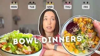 Thumbnail: 5 EASY AND DELICIOUS Bowl Dinners For a Busy Week!