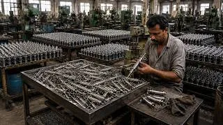 Thumbnail: Amazing Process of Making Veterinary Syringes for Cattle | Inside the Factory