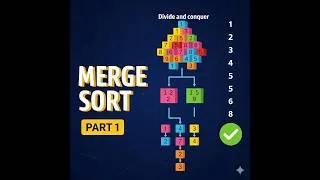 Thumbnail: What is Merge Sort and How to sort numbers using Merge Sort Part-1