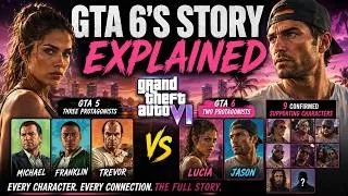 Thumbnail: GTA 6 Character's Story Is DARKER Than You Think ! Jason, Lucia & Every Character FULLY EXPLAINED