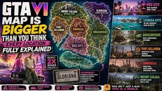 Thumbnail: GTA 6's MAP Is BIGGER Than You Think ! Every Location FULLY EXPLAINED