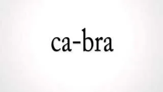 Thumbnail: How to pronounce "cabra" in portuguese