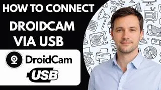 Thumbnail: How to Connect DroidCam via USB Full Guide 2026