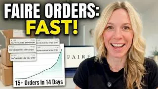 Thumbnail: How to Sell on Faire From Day 1 (How I Got Orders in the First Few Days)