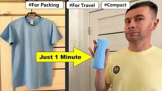 Thumbnail: How to roll a T-Shirt in 1 minute