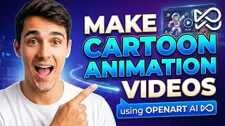 Thumbnail: How to Make Cartoon Animation Videos Using OpenArt AI