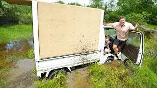 Thumbnail: Our Mini Truck Camper is Stuck in a Swamp