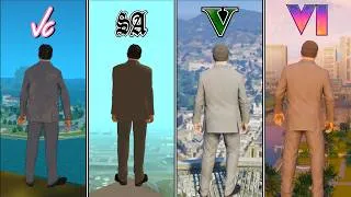 Thumbnail: Michael Jumping From the Highest Point in Every GTA Game
