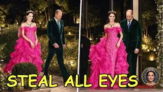 Thumbnail: Princess Catherine STUNS The Nation In Gorgeous Pink Dress & Gold Earrings In Private Royal Wedding