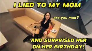 Thumbnail: I SURPRISED MY MOM ON HER BIRTHDAY... MOTOVLOG!