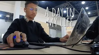 Thumbnail: A day in my life as Frontend Developer Intern | Nepal