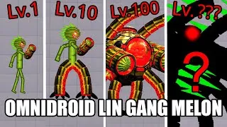 Thumbnail: New Evolution Of OMNIDROID LIN GANG MELON - People Playground