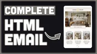 Thumbnail: COMPLETE Responsive HTML Email Template Tutorial