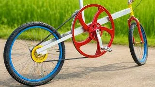 Thumbnail: THIS GIANT GEAR IS AMAZING! I BUILT A CHAINLESS BIKE THAT RUNS LIKE THE WIND!