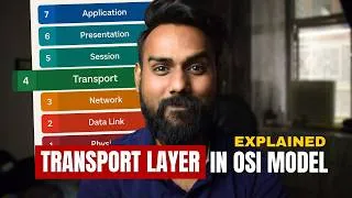 Thumbnail: Transport Layer Explained: TCP vs UDP (OSI Model Layer 4)