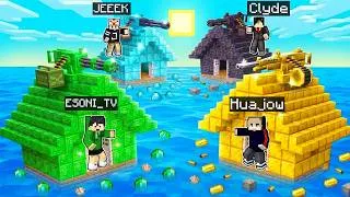 Thumbnail: WATER HOUSE BATTLE Challenge in minecraft!!