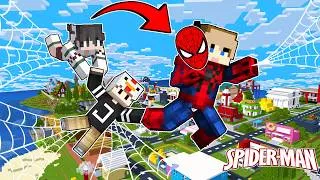 Thumbnail: Huajow is Secretly SPIDER MAN in minecraft