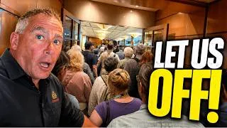 Thumbnail: We Tried to Leave Queen Mary 2… It Was TOTAL CHAOS!