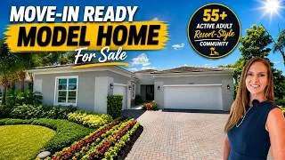 Thumbnail: Move-In Ready Model Home for Sale in Tradition | 55+ Community Port St. Lucie FL