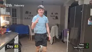 Thumbnail: Doing a Hspu Everyday for a Year | February 2026